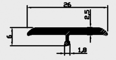 Плоская пряжка с печатью на поверхности ПВХ YP26