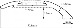 Напольная пряжка с односторонней печатью из ПВХ YP52-8